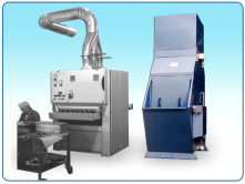 Vortex Compact 600  model for filtering particles from polishing processes, grinding, milling and metal processing